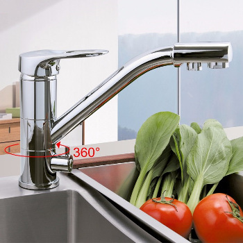 АКЦИЯ . Смеситель для кухни с каналом для фильтрованной воды всего за 3725 руб.