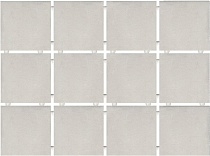 30х40 Амальфи 1270H керамогранит серый светлый матовый (полотно из 12 частей 9,8х9,8)