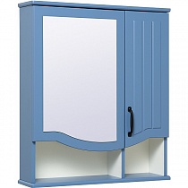 Шкаф зеркальный "Марсель" 65 цвет синий