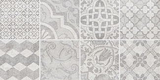 Декор 20х40 Bastion мозаика с пропилами серый 08-03-06-453 фото1
