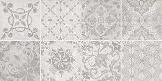 Декор 20х40 Bastion мозаика с пропилами серый 08-03-06-453 фото2