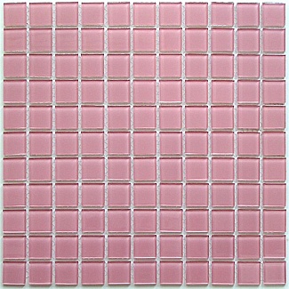 30х30 Мозаика Pink glass 25*25*4