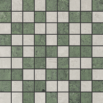 Декор 30х30 Travertino Mosaic Light Grey/Green G-410/P+G-450/P 