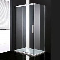 Душевое ограждение прямоугольное PREMIER-SOFT 150х100х200 прозрачное стекло, профиль хром