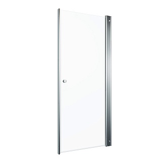 Душевая дверь УНО 90х185 прозрачное стекло 5мм, профиль хром