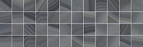 Декор 20х60 Agat мозаичный серый MM60085