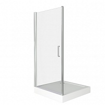 Дверь для душа PANDORA DR-100-C-CH 100х185 стекло прозрачное 6 мм, профиль хром