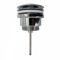 Донный клапан для умывальника G 1 1/4 латунь, хром, CLIC-CLAC, блистер AZ-105-CHR